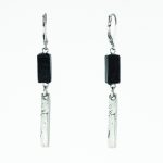 Boucles d'oreilles Corey noir