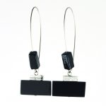 Boucles d'oreilles Sheldon noir