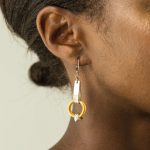 Boucles d'oreilles Noreen mimosa