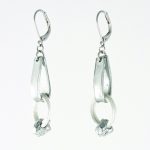 Boucles d'oreilles Noreen blanc