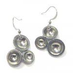 Triolet earrings, by Osmose