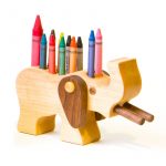 Elephant - Wax crayons holder