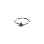 Bague abeille argent