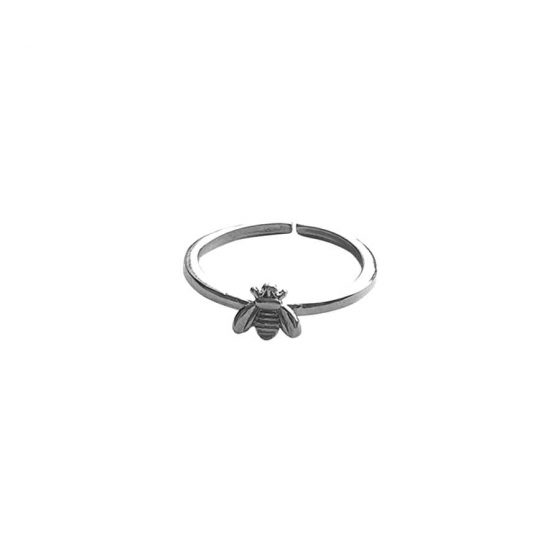Bague abeille argent