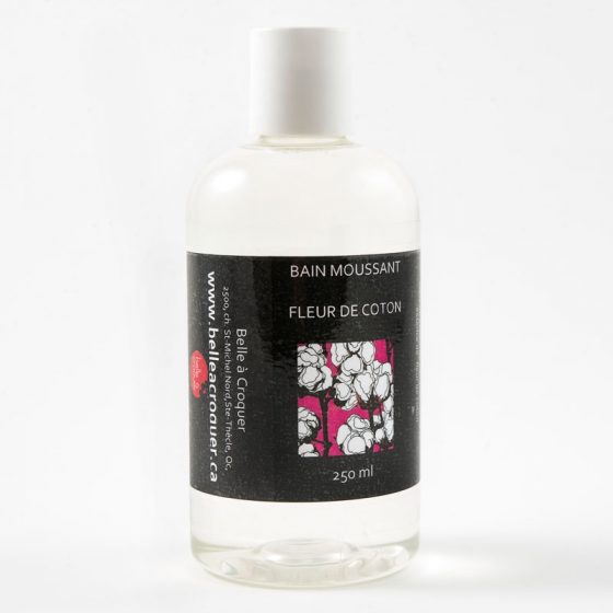 Cotton flower bubble bath