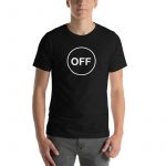 T-shirt off