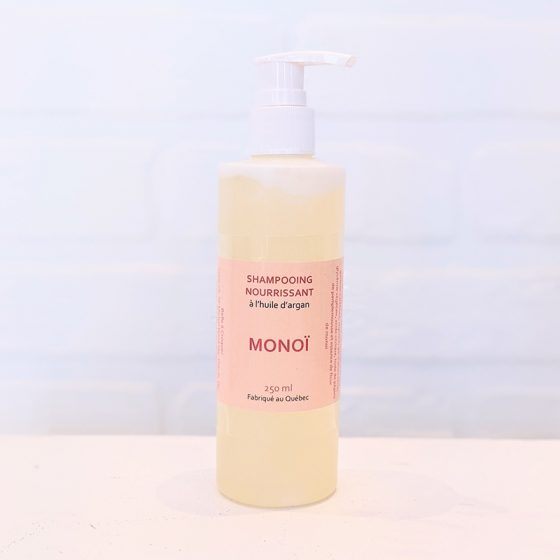 Monoï and argan oil shampoo