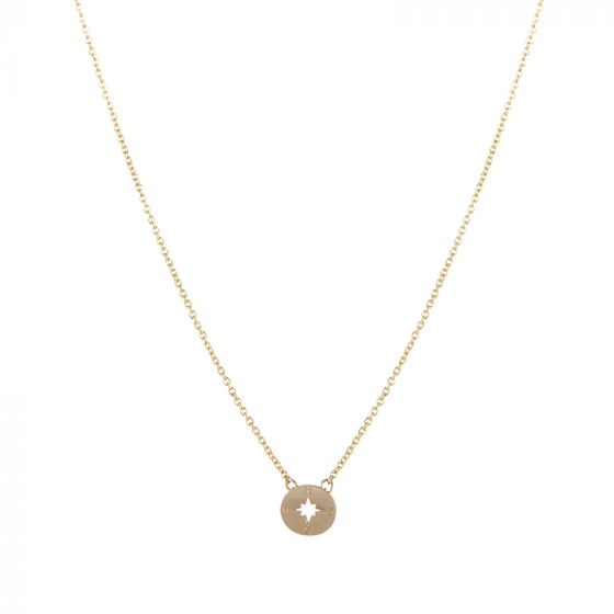 Collier boussole or