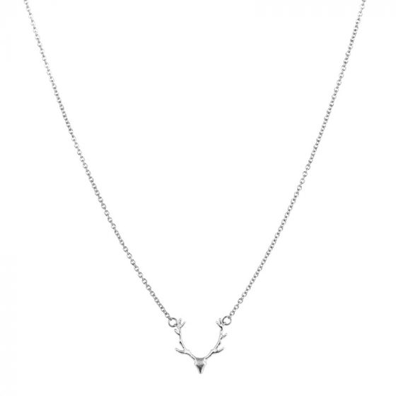 Collier panache argent