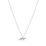 Collier renard argent