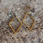 Lozenge earrings