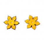 Boucles d'oreilles Flores jaune