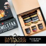 Boîte gourmande de caramels Dans l'oeil du dragon