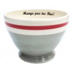 ''Mange pas tes bas'' cafe au lait bowl