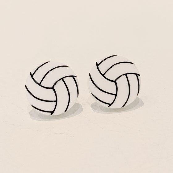 Boucles d'oreilles ballon volleyball