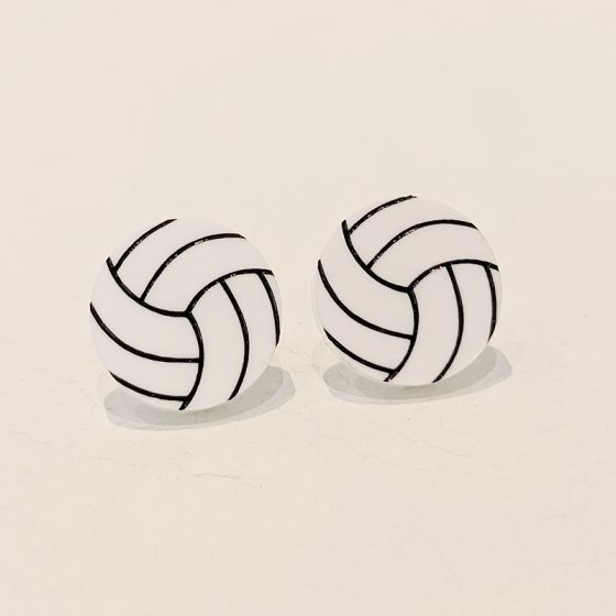 Volleyball earrings