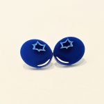 Boucles d'oreilles bleuet