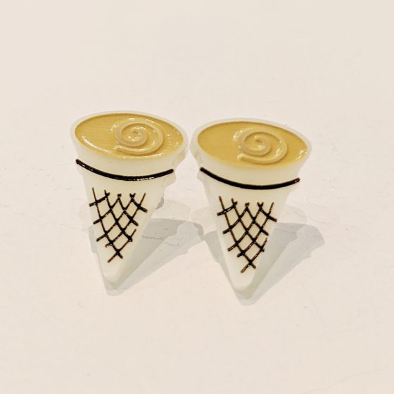 Boucles d'oreilles cornet tire