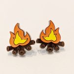 Campfire earrings