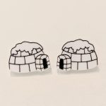 Boucles d'oreilles igloo