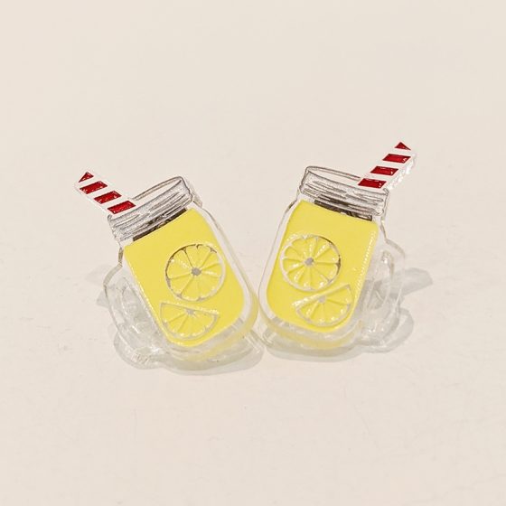 Boucles d'oreilles limonade