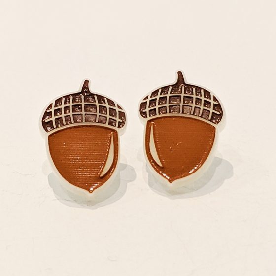 Hazelnut earrings