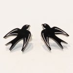 Boucles d'oreilles hirondelle