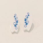 Boucles d'oreilles surf bulles