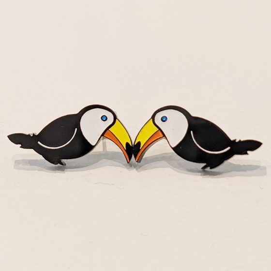 Boucles d'oreilles toucan