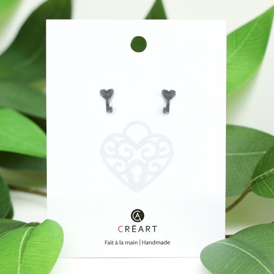 Boucles d'oreilles Clef