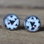 Boucles d'oreilles pin multi triangles