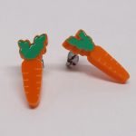 Boucles d'oreilles carotte