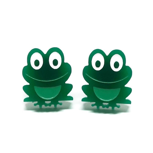 Boucles d'oreilles grenouille