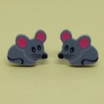 Boucles d'oreilles souris