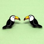 Boucles d'oreilles toucan