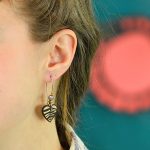 Boucles d'oreilles Amare noir