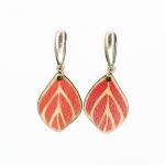 Boucles d'oreilles Tropical rouge