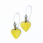 Boucles d'oreilles Amare jaune