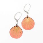 Boucles d'oreilles Folium corail