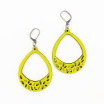 Boucles d'oreilles Lamina jaune