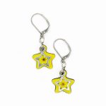 Boucles d'oreilles Stella jaune