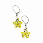 Boucles d'oreilles Stella jaune