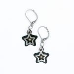 Boucles d'oreilles Stella noir