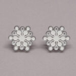 Snowflake earrings