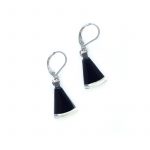 Boucles d'oreilles fancy noir