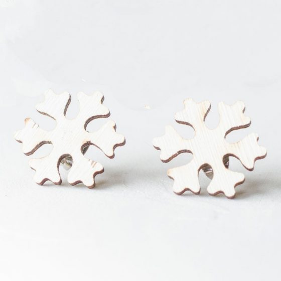 Boucles d'oreilles flocon