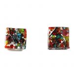 Boucles d'oreilles motifs pin multi