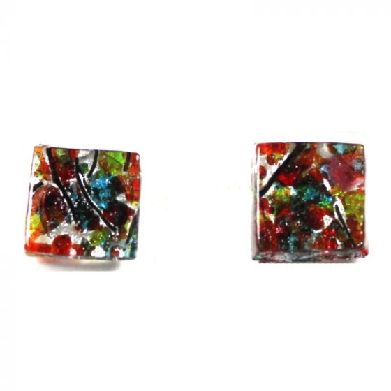 Stud ''motifs'' multi earrings