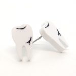 Tooth earrings