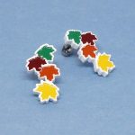 Autumn leaves earrings